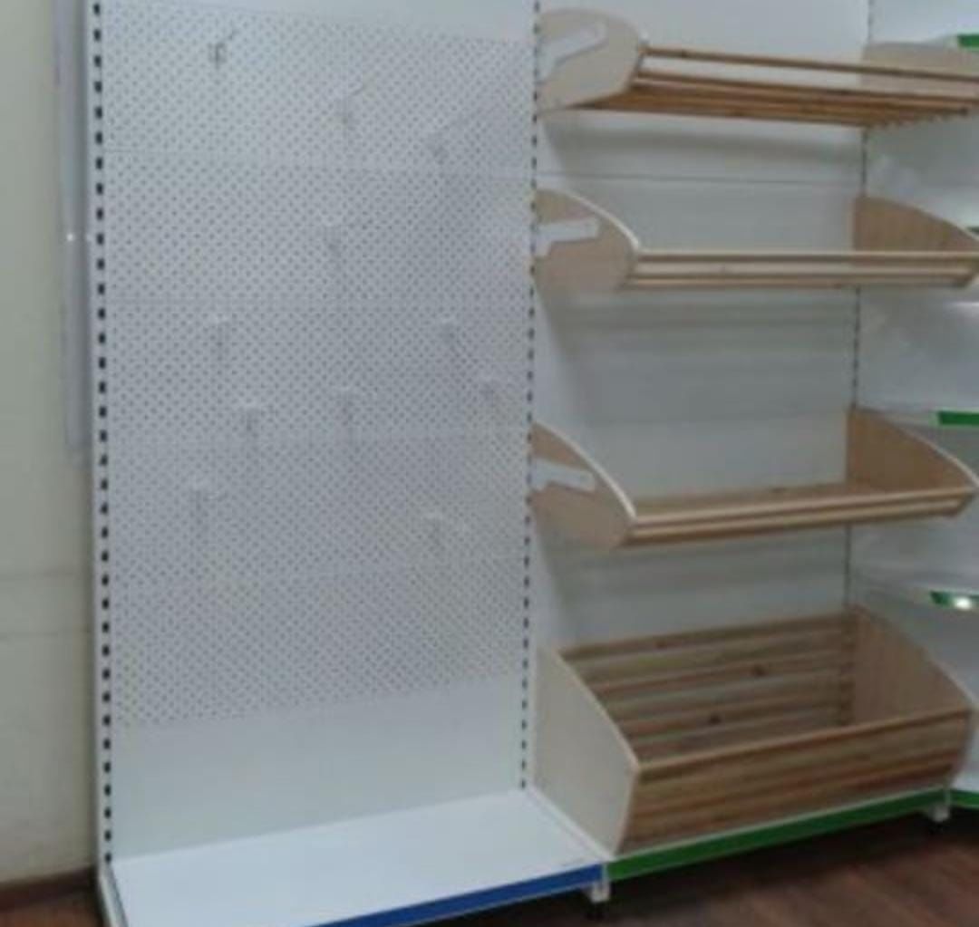 Полки Стеллажи кассовые боксы корзины все для вашего магазина