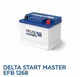 DELTA START MASTER EFB=68=75=85=95=105Aч.Срок службы 5-7лет.