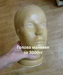 Одна  голова манекен