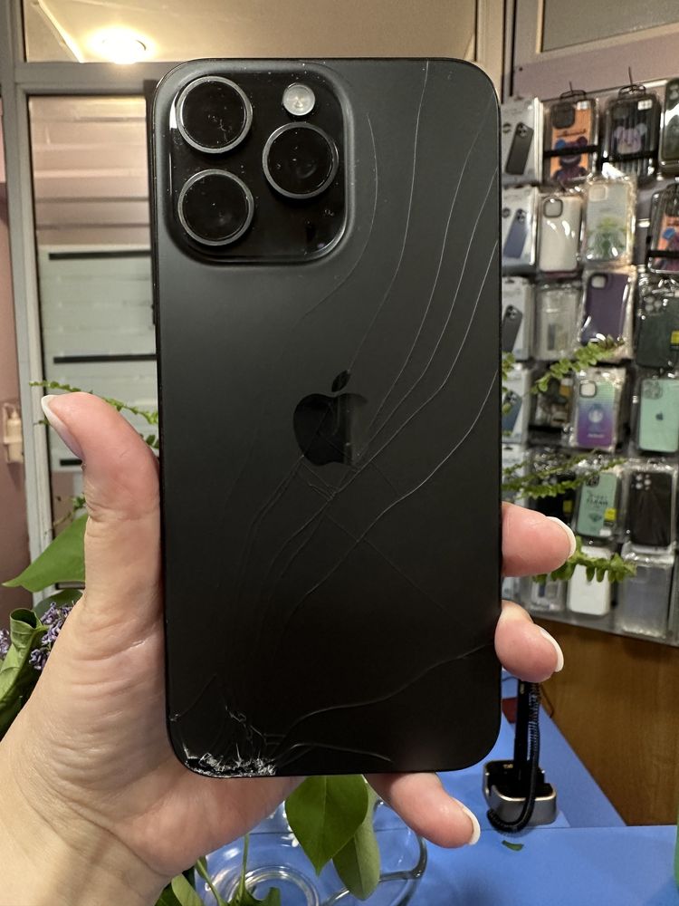 Замена заднего стекла iPhone  16, 16 Pro Max, 15, 15 Pro, 14 Pro Max