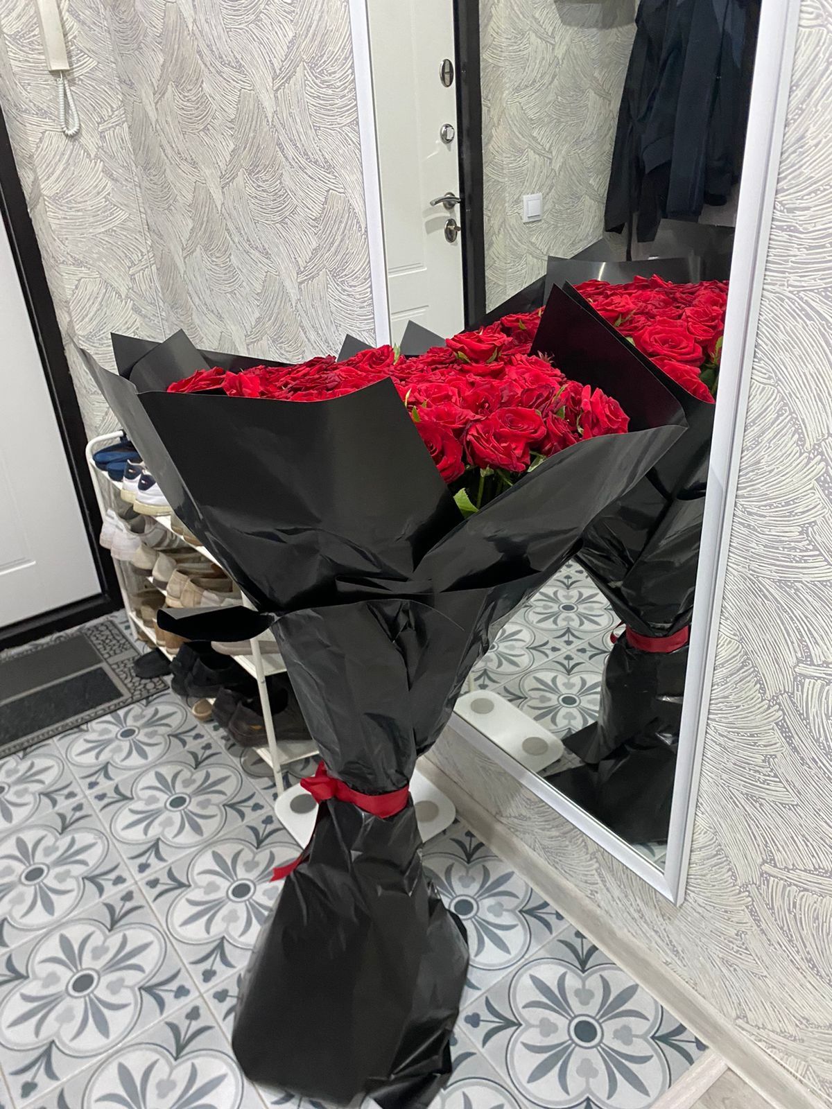 51 роза 120 сантиметров