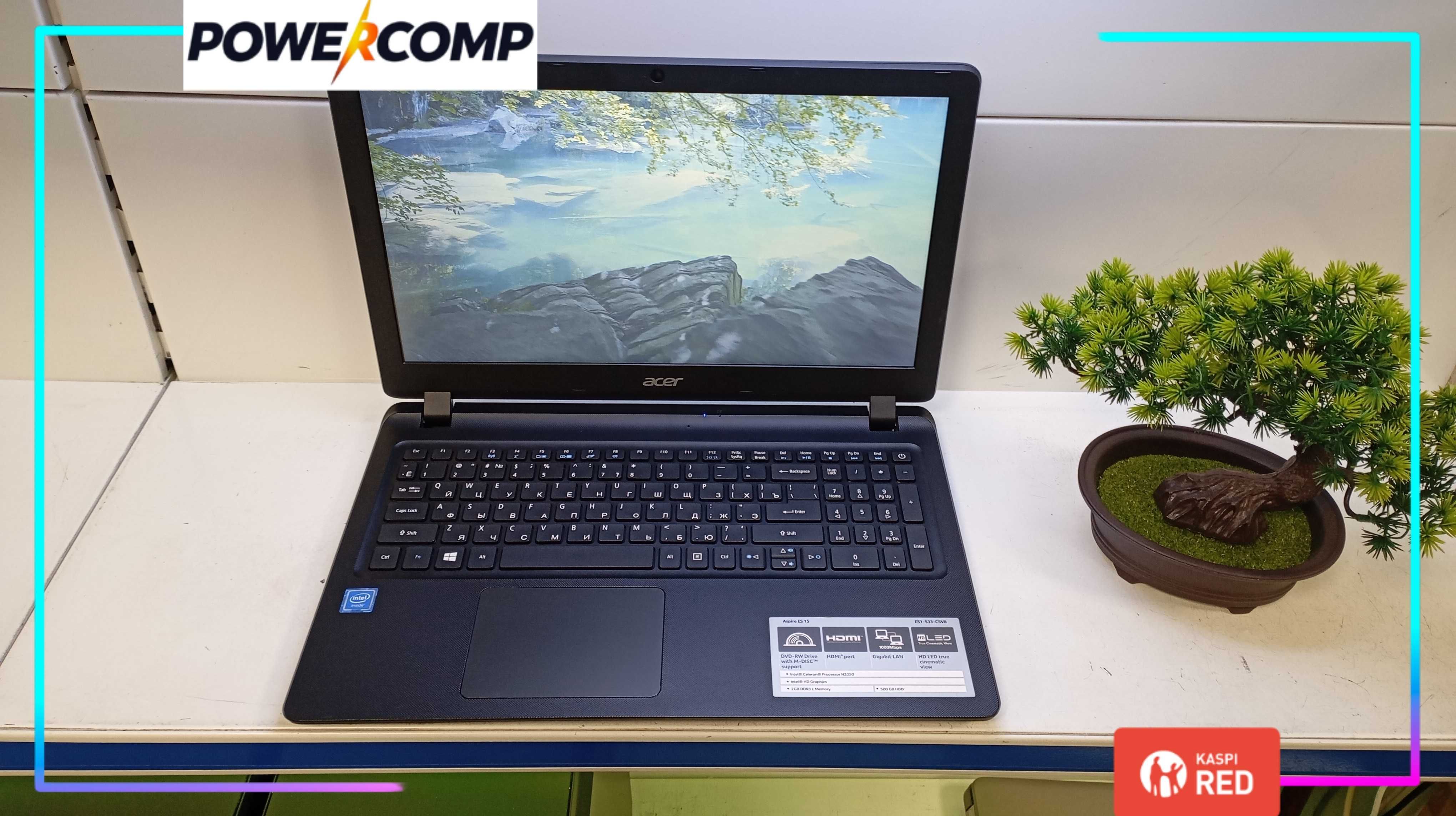 Ноутбук Acer ES 15 533/Intel Pentium N3350/6GB DDR3/SSD 120GB/15.6