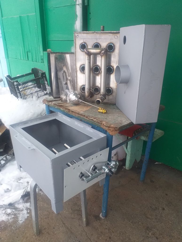 Продам парогенератор нержавеющей стали новый, газовый, разборный.
