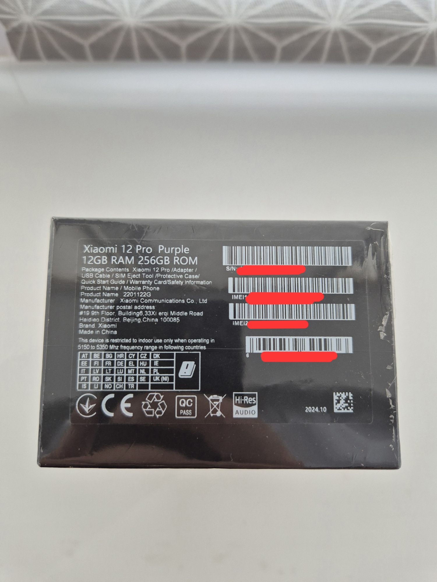 Новый Xiaomi 12 Pro 12/256