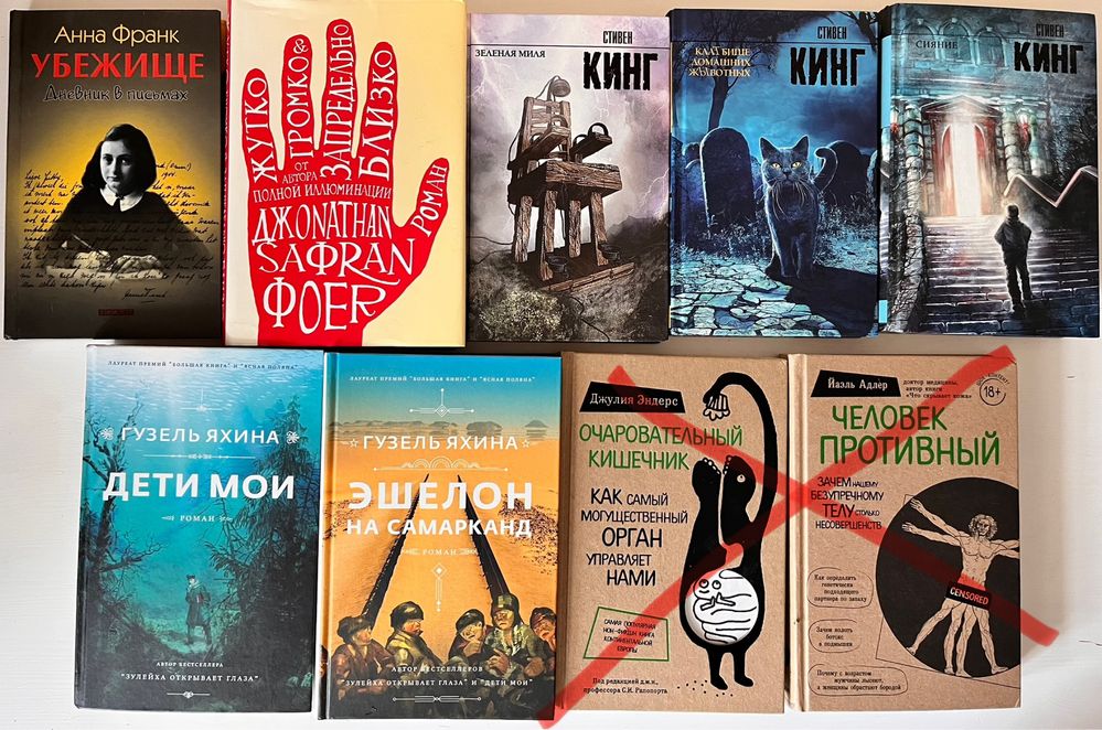 Распродажа книг из домашней библиотеки