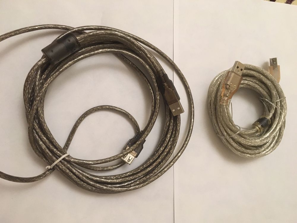 USB cables extensions 3 meters, юсб кабели удлинители по 3 метра