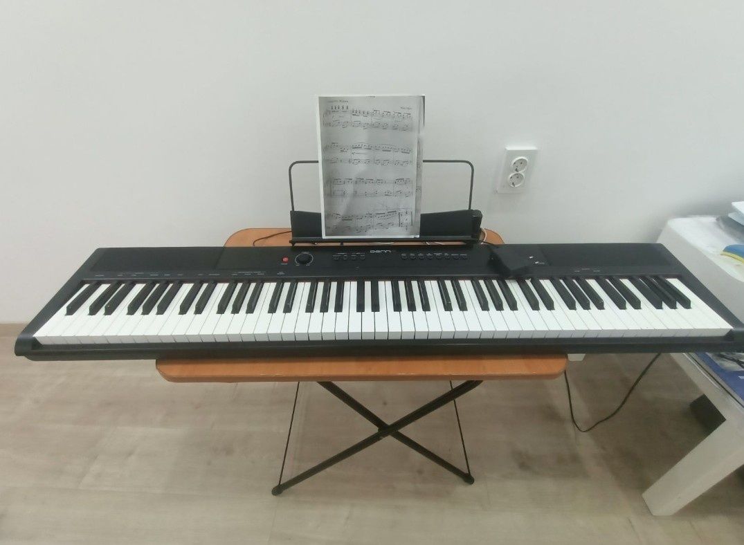 Электронное пианино, фортепиано DENN PRO PW01, 8 тембров, , 88 кла