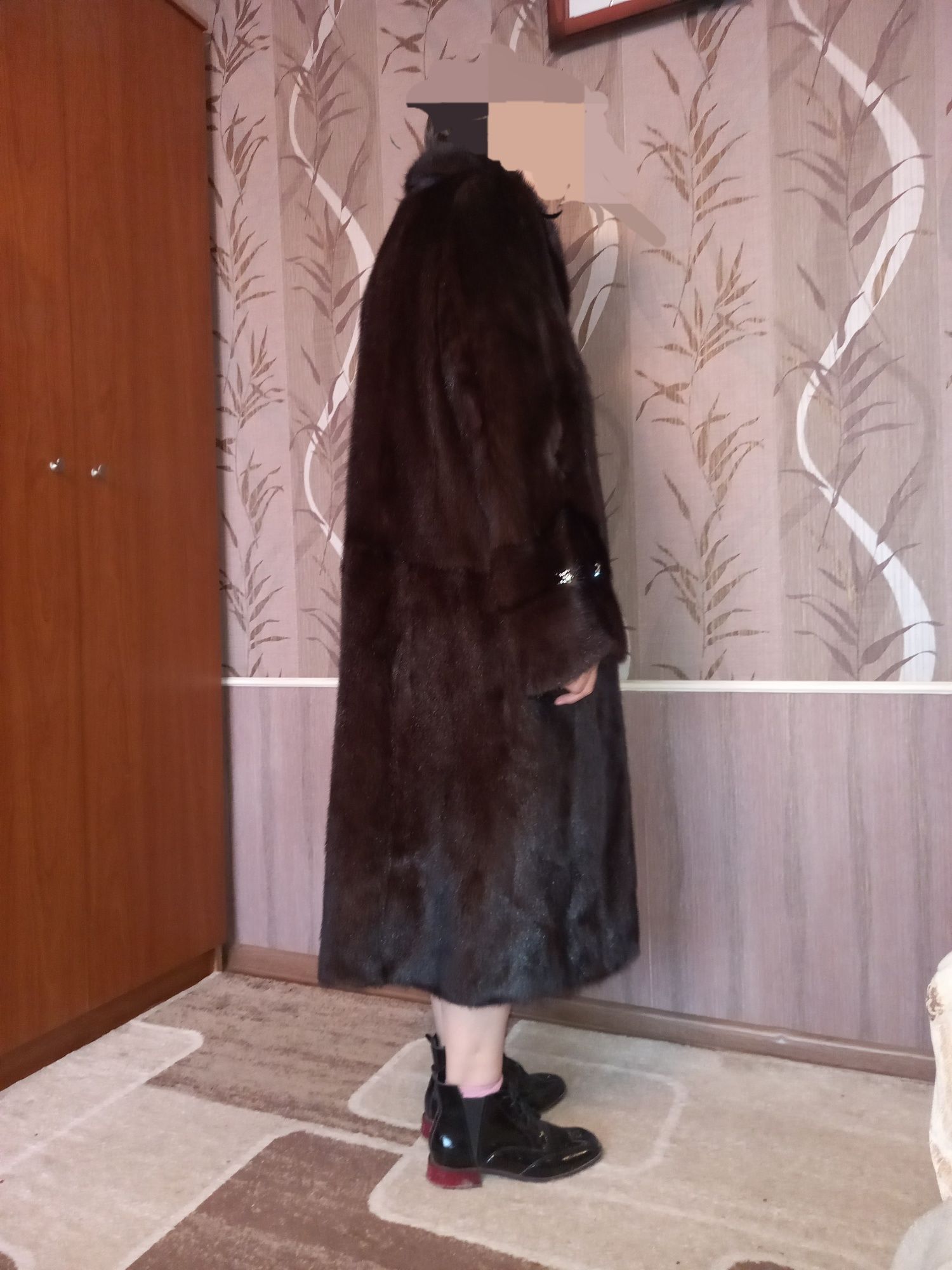 Норковая шуба , 56 размер