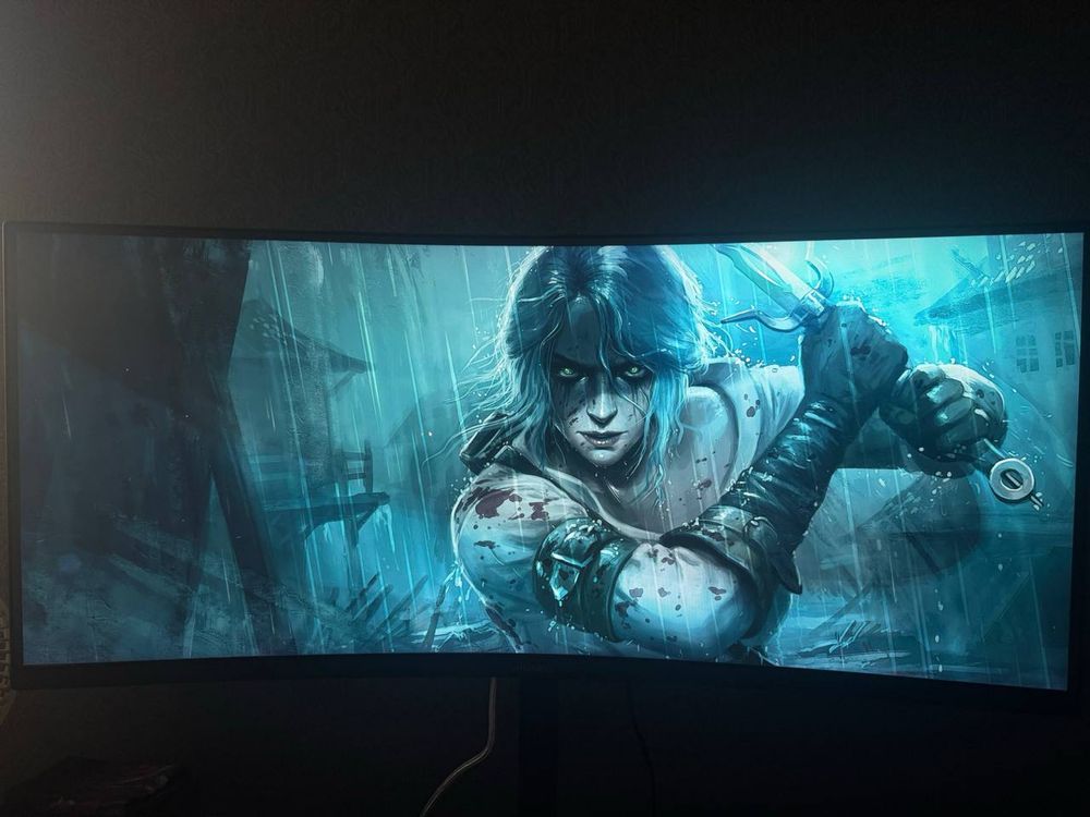 Продам игровой монитор 165hz 34 диагональ 2к разрешение