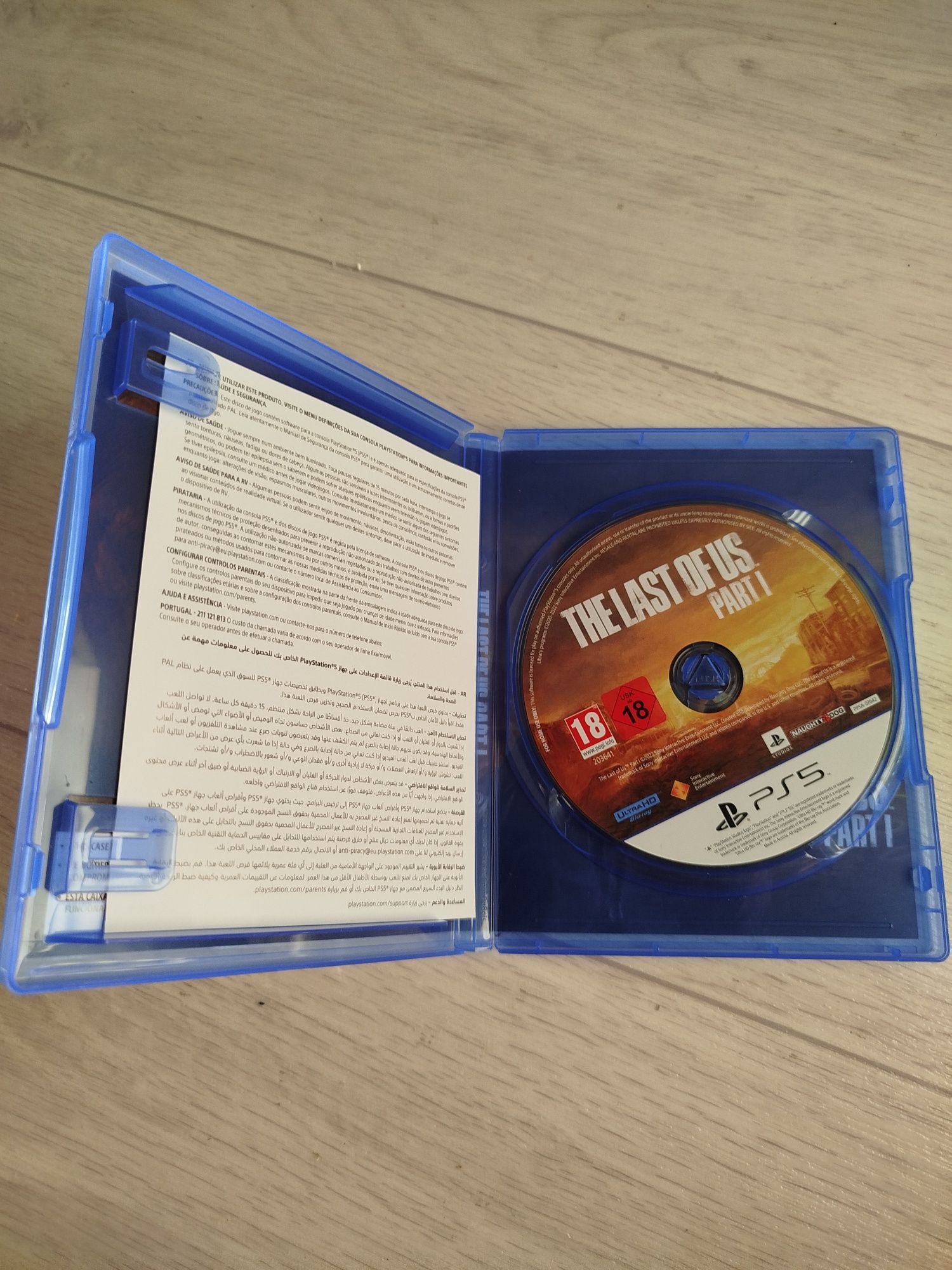 The Last of Us 1 диск на ps 5