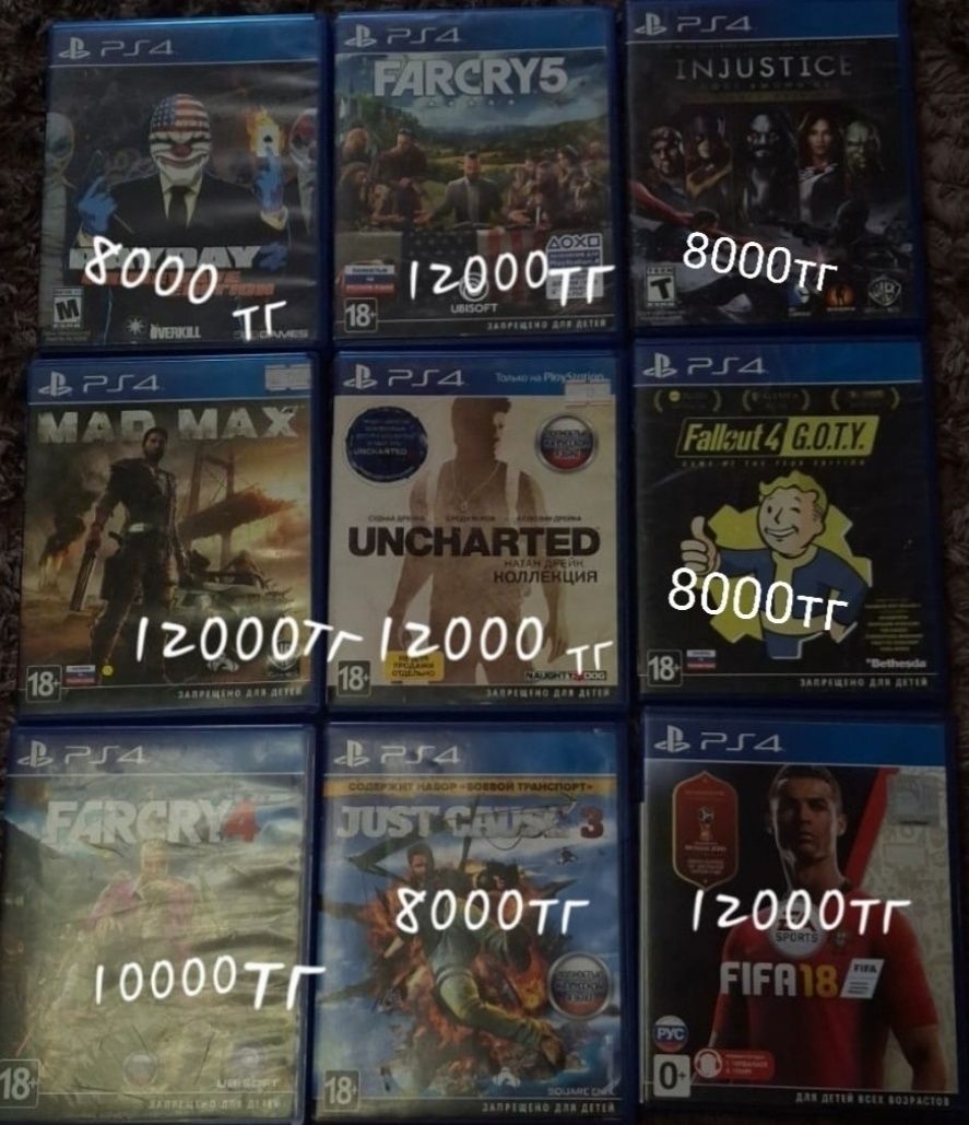 Оригинальные игры PS4