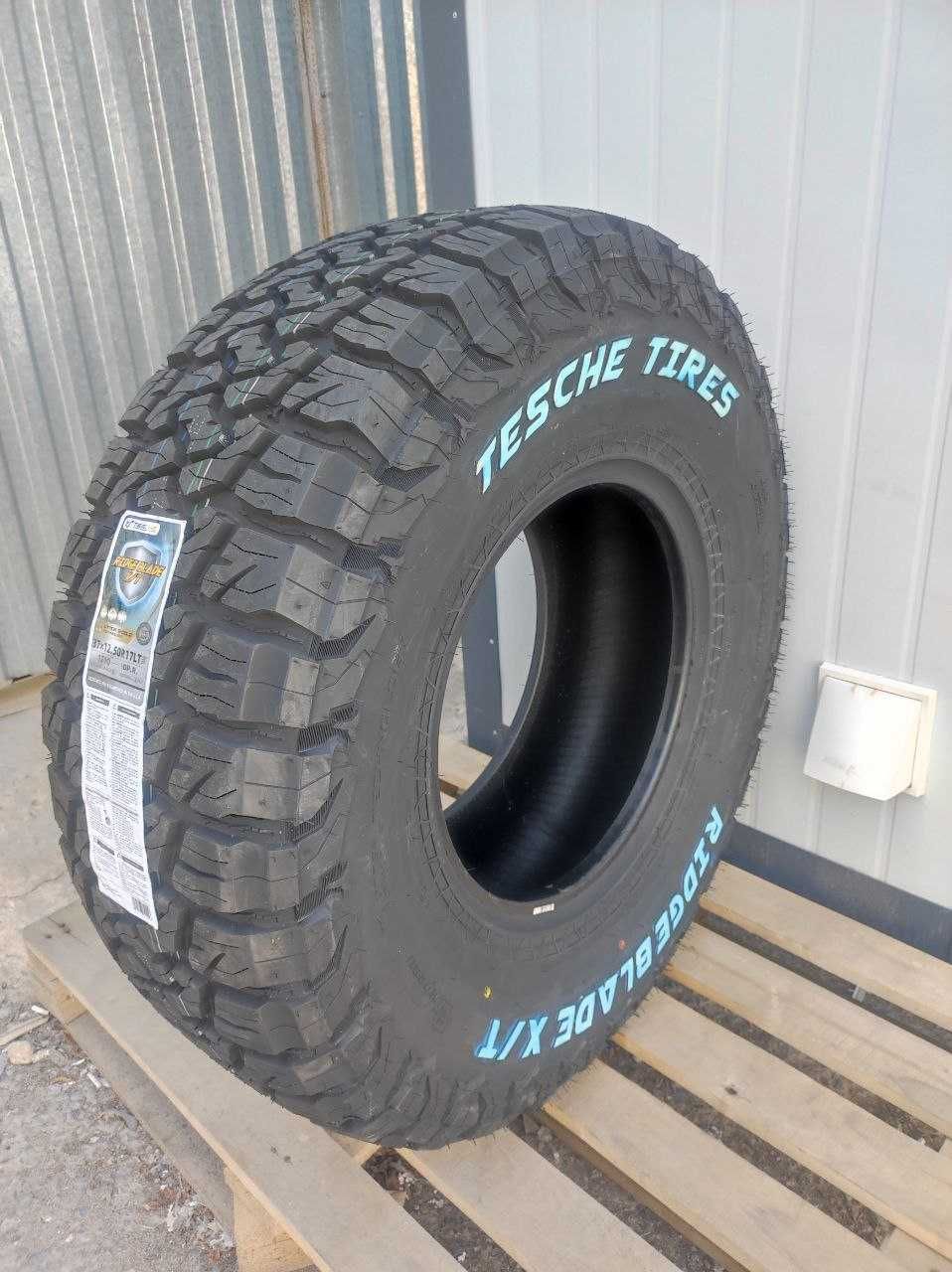 37/12.50R17 LT 121Q 10PR боковая в 3 слоя — TESCHE RIDGE BLADE X/T