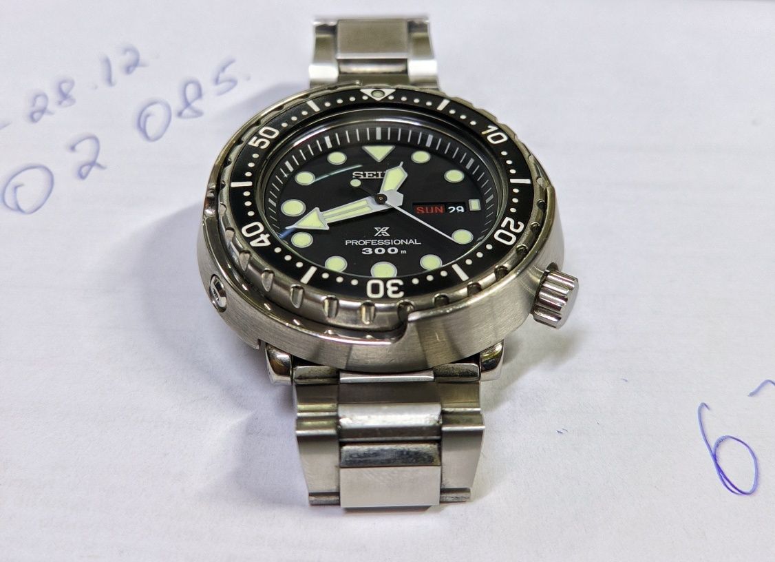 Легендарный Seiko Tuna MarineMaster, наручные часы