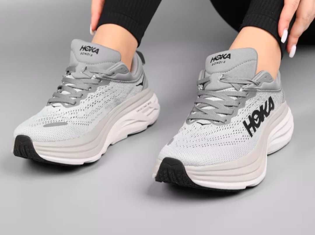 Кроссовки Супер Hoka Bondi8. Clifton8.Бег Хотьба Спорт Амортизаци,Люкс
