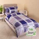 Комплект постельного белья Nikstory,1.5 спальный ,наносатин
