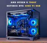 Компьютер системный блок Процессор Ryzen 5 7500F RTX 4060 Ti RAM 32GB