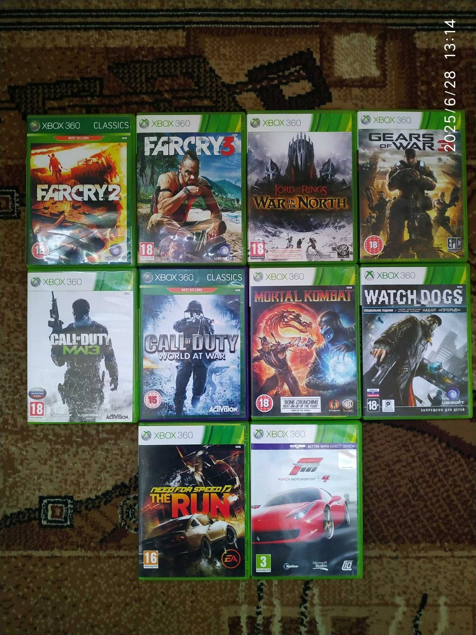 Лицензионные игры Xbox 360