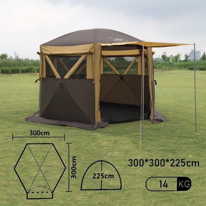 шестиугольный шатер с полом Mircamping 2905–S