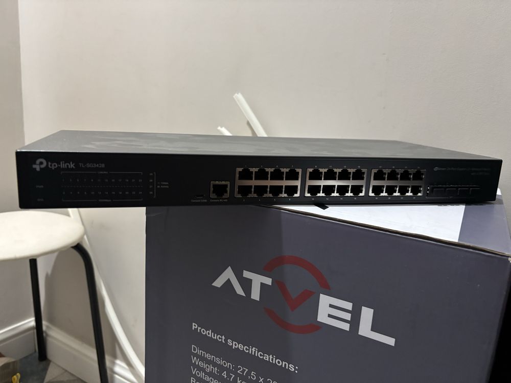 Коммутатор управляемый TP-Link TL‑SG3428 Omada