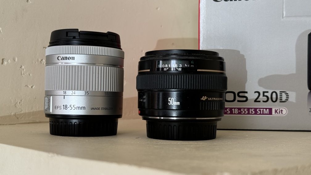 Продам зеркальный фотоаппарат Canon 250D