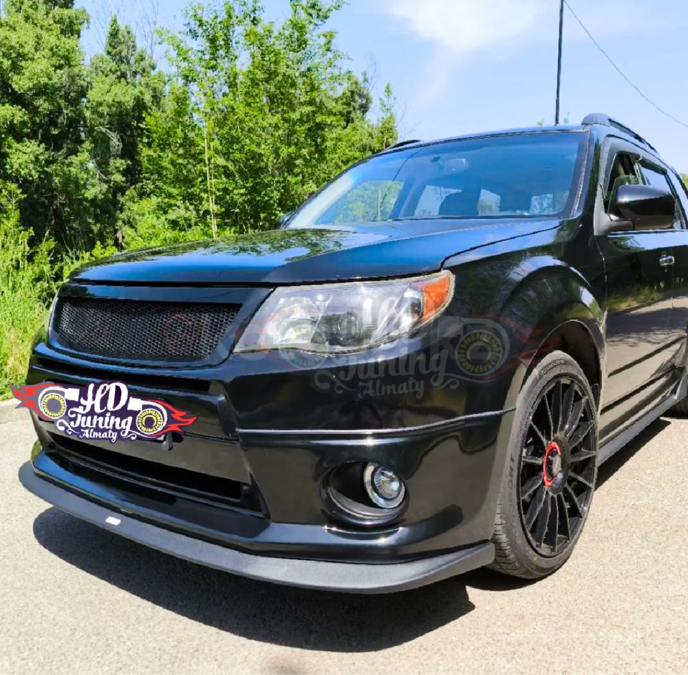 Губа Lip на передний бампер Subaru Forester SH