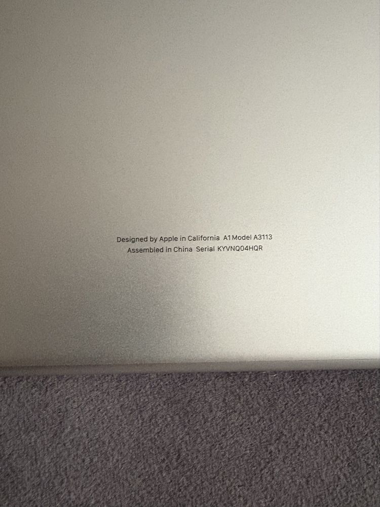 Ноутбук Apple MacBook Air 13" 2024 MRXQ3 256Gb Silver