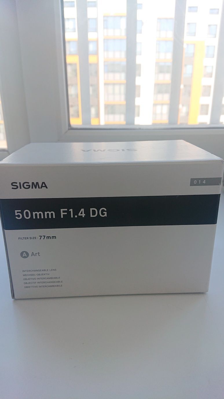Объектив Sigma 50mm f1. 4