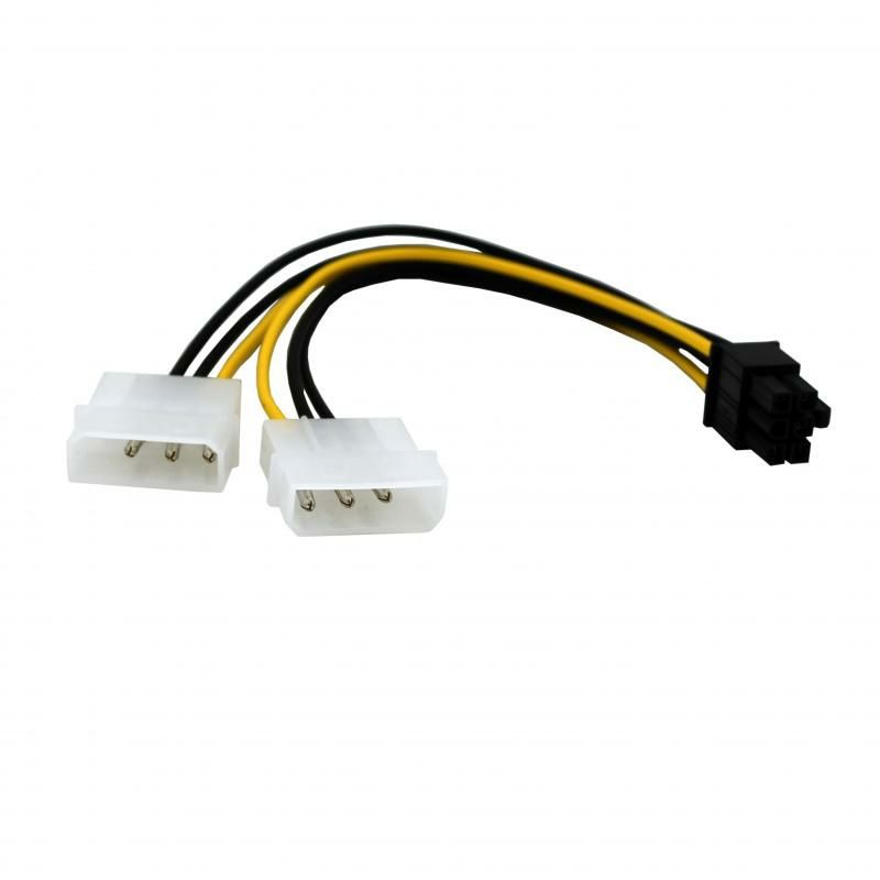 Продам Кабель питания видеокарты. Molex *2 - PCIe 6pin, 8pin