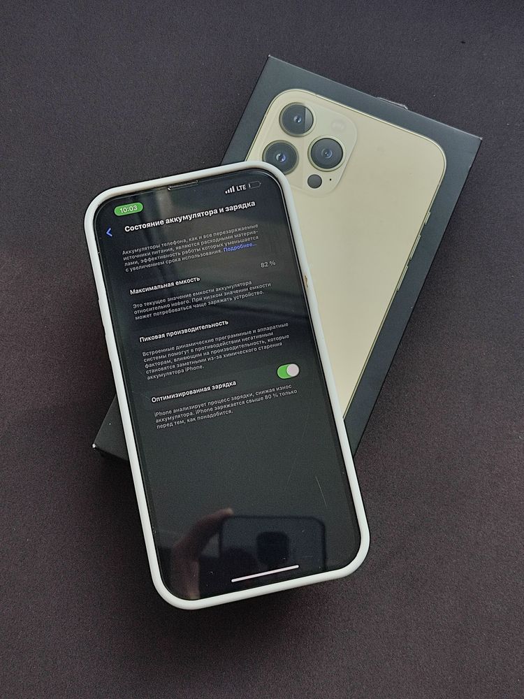 Телефон Айфон 13 про макс , iphone 13 pro max , 256гб , 83% акб