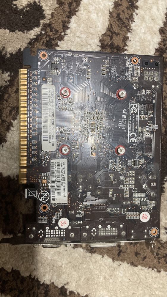 Видеокарта GTX 650 1GB Palit - отличное состояние