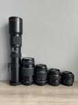Canon 50, 18-55, 500mm