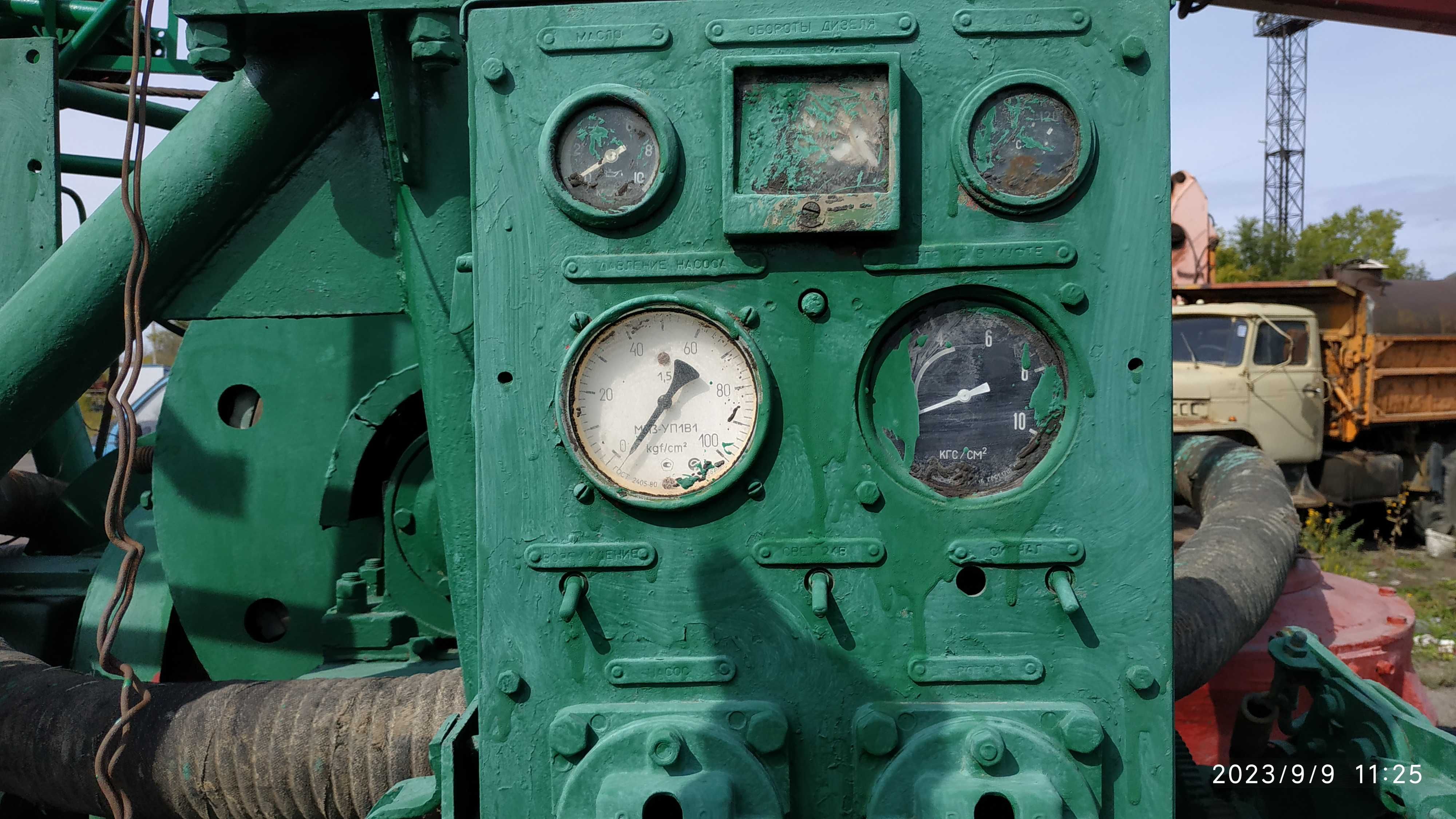 Буровая установка 1БА-15В на базе МАЗ