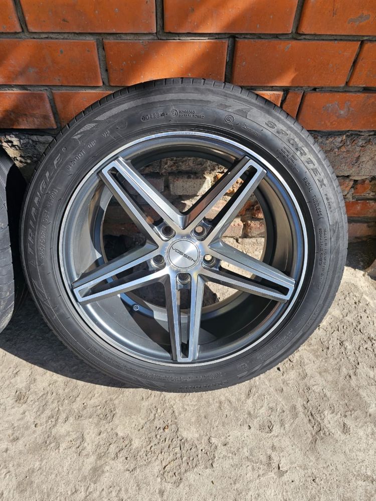 Диски Vossen R17, Разболтовка 5х112, вылет 34, резина в подарок