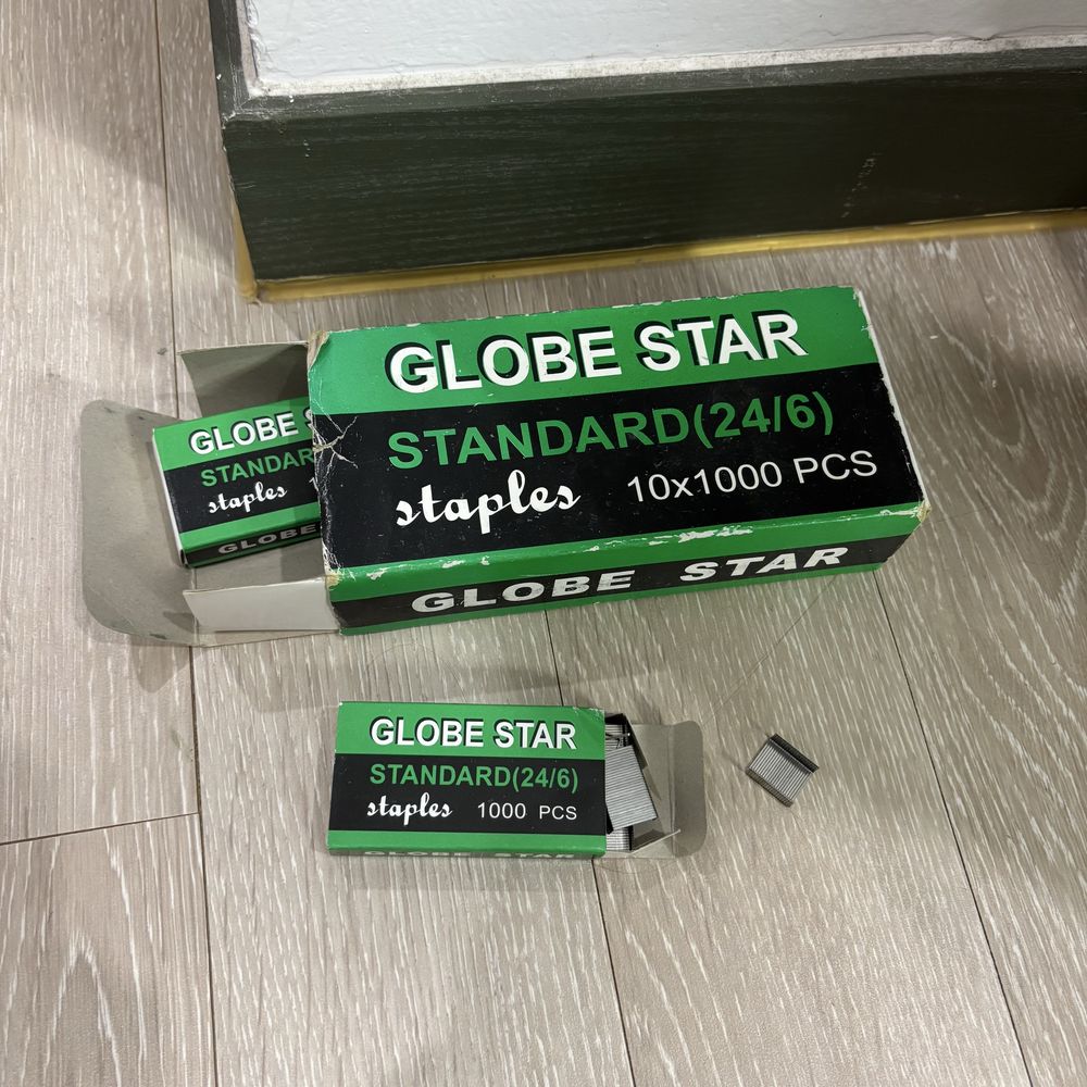Скобы для степлера GLOBE STAR STANDARD (24/6), 10000 штук