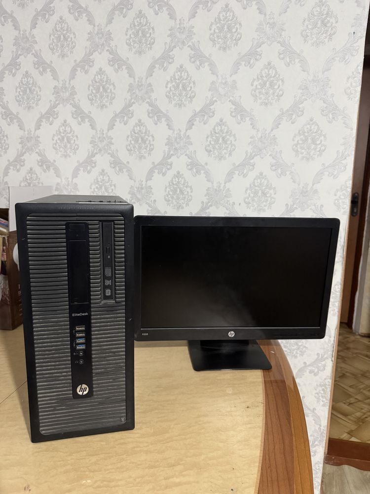 Компьютер HP EliteDesk 800 G1 TWR + Монитор HP P203