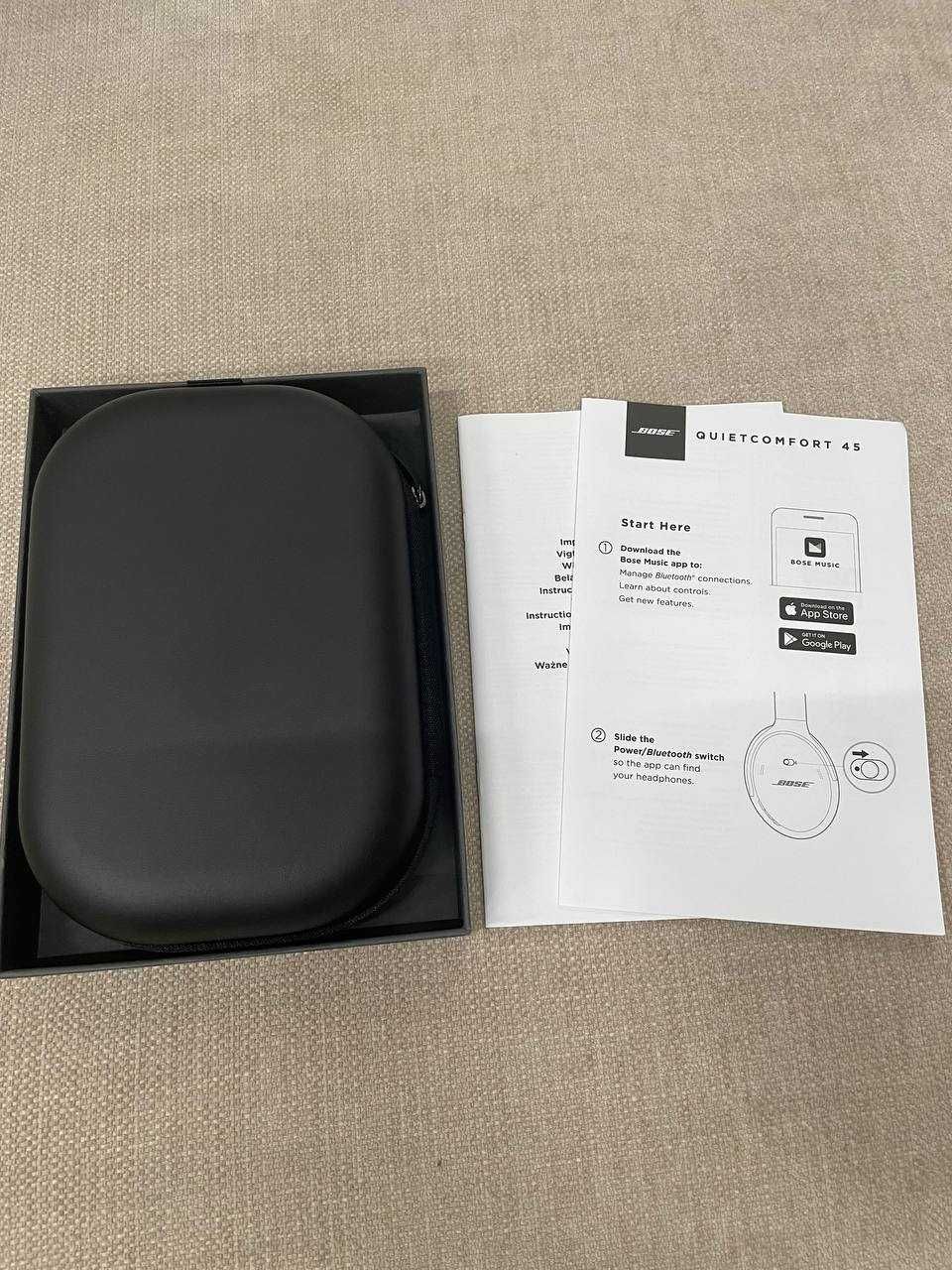 Продам оригинальные наушники Bose QC 45 в отличном состоянии