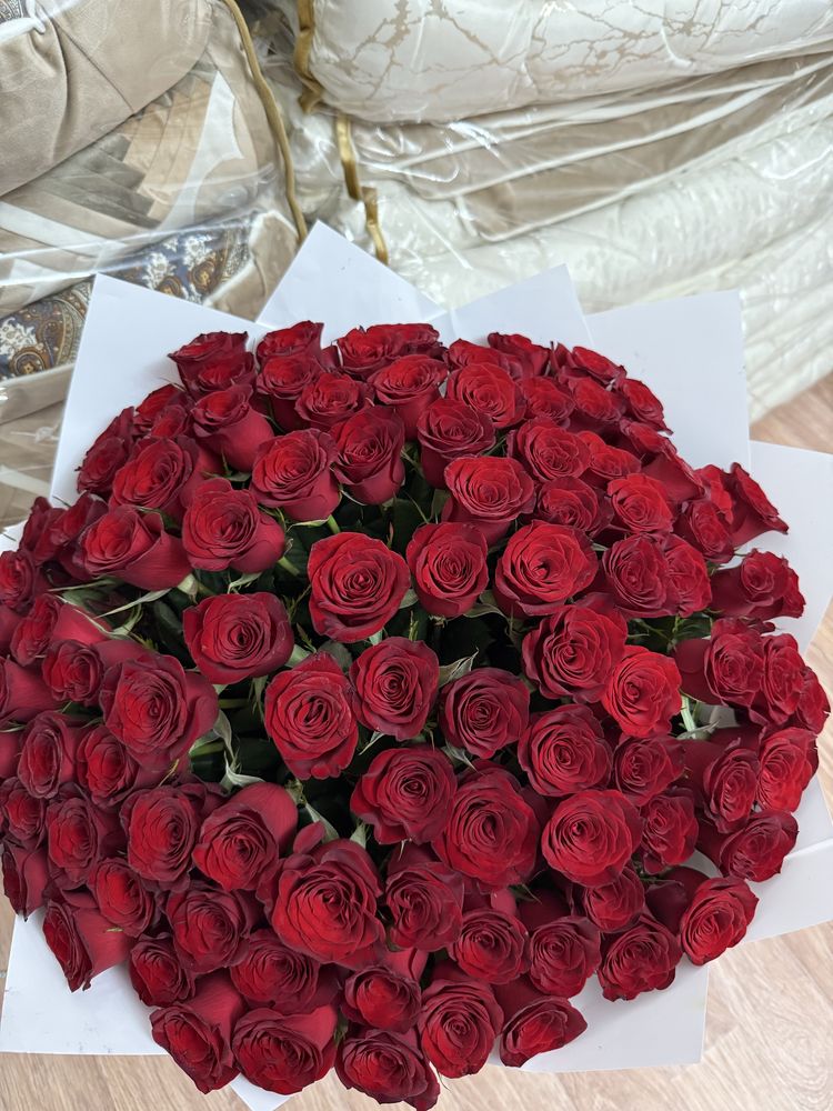 Продам 101 розу красные