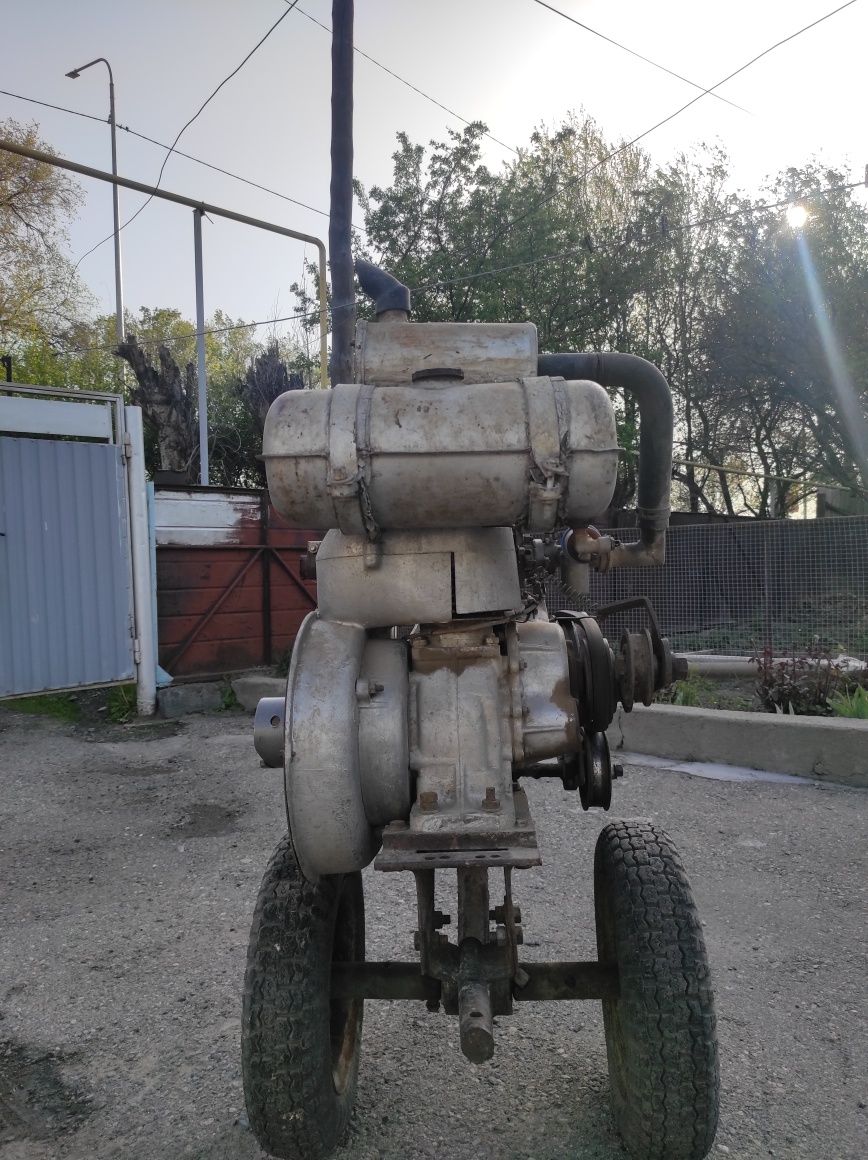 Мотоблок с прицепом