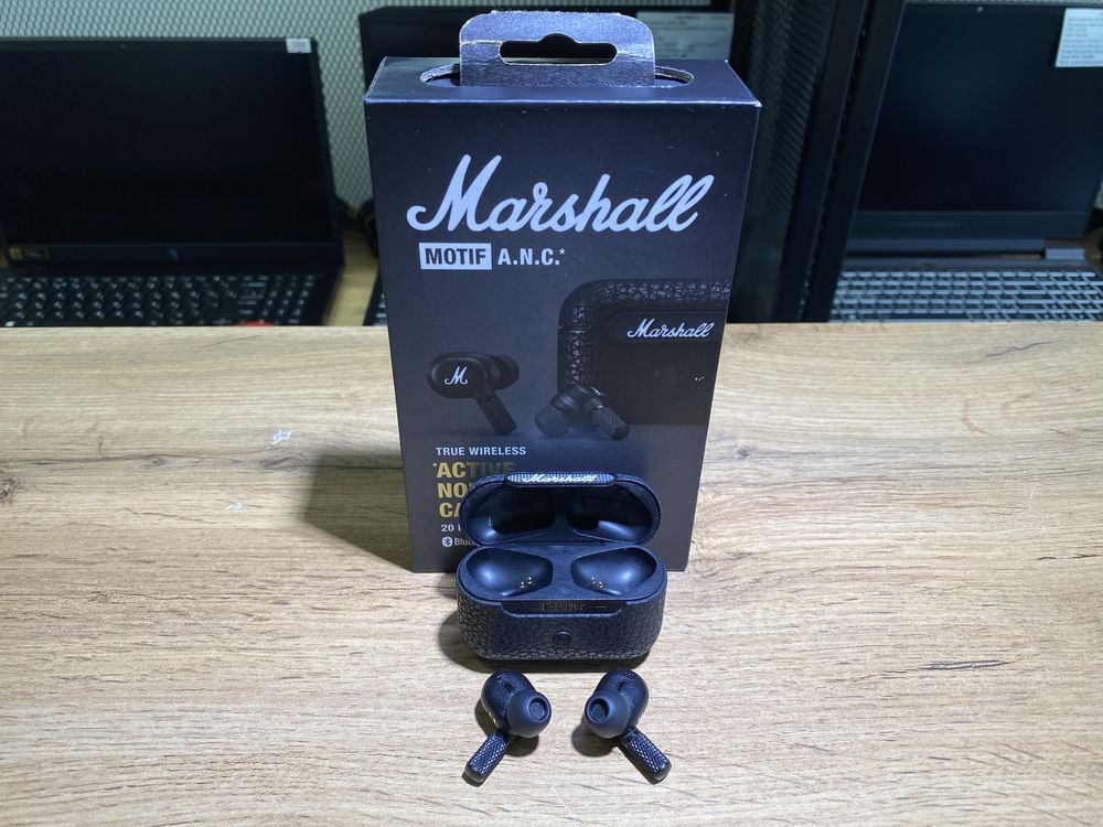 Беспроводные наушники Marshall Motif A.N.C. черный, 10297/А10