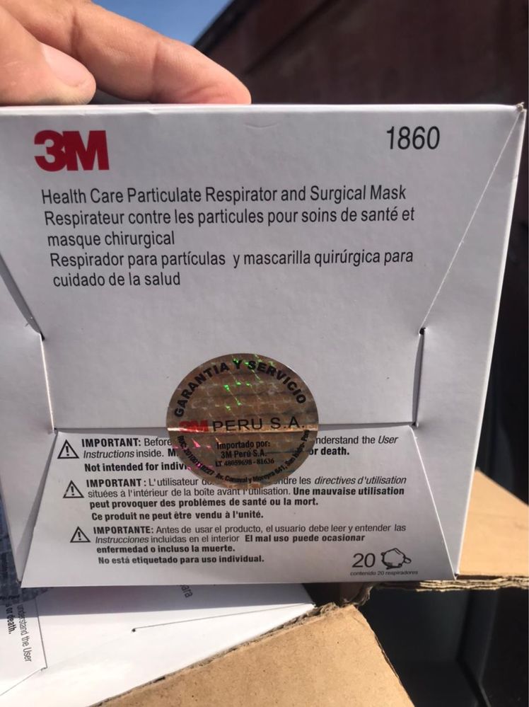 Продам маски респиратор 3М 1860