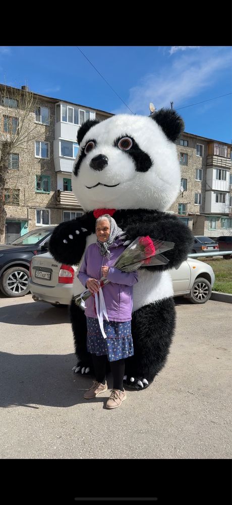 НОВИНКА ПАНДА в красных труселях Ростовые куклы Аниматоры Костанай
