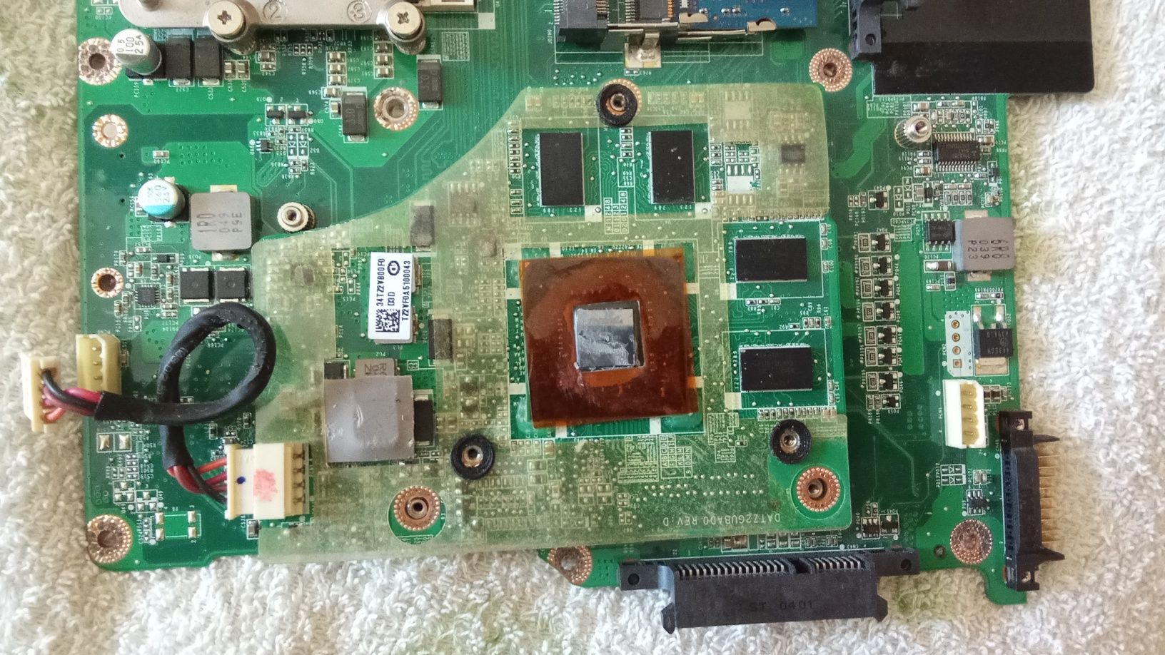 Материнская плата от ноутбука TOSHIBA P500