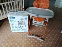 Продам детский стульчик 2 в 1 Chicco с рождения