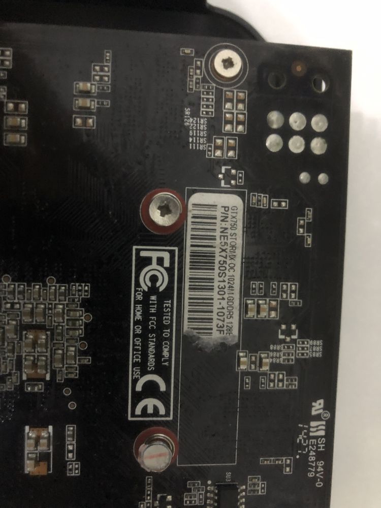 Видеокарта GTX 750