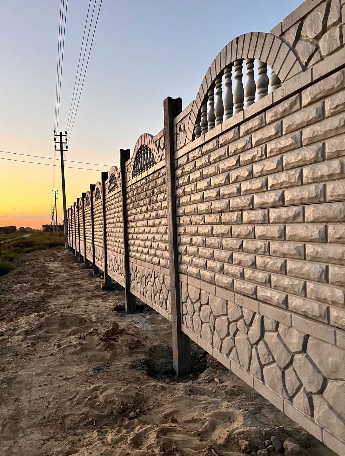 Еврозабор с Установкой Забор Шлакоблок Калитка Ограда Ворота Профлист