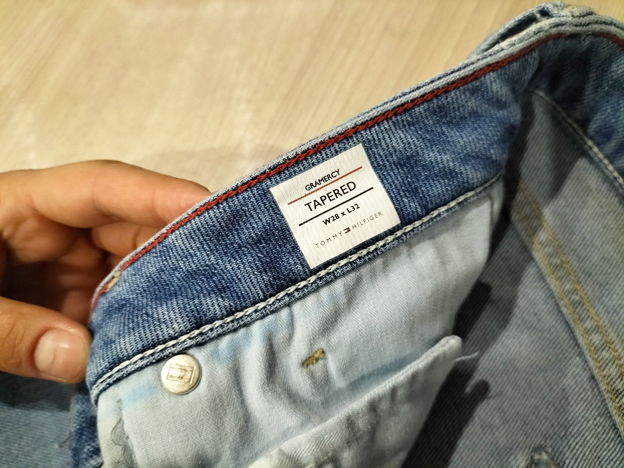 Женские синие джинсы GRAMERCY TAPERED HW A LAY