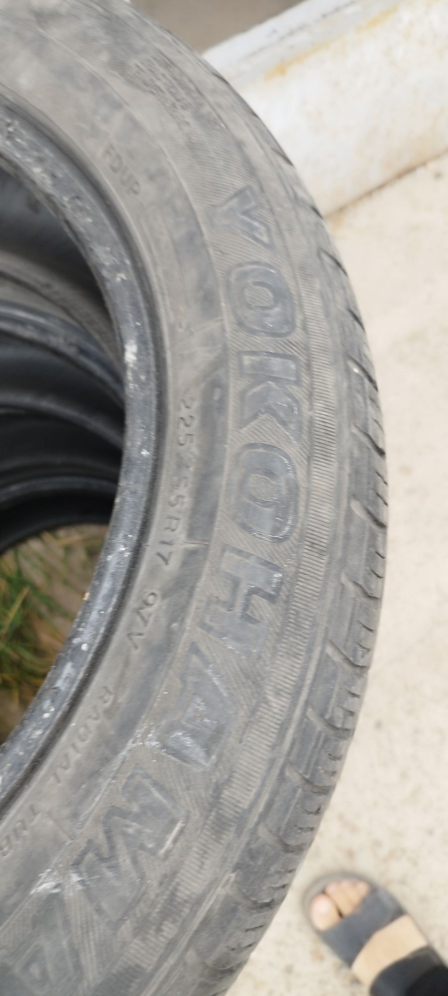 Продам летние шины Yokohama 225/55/17