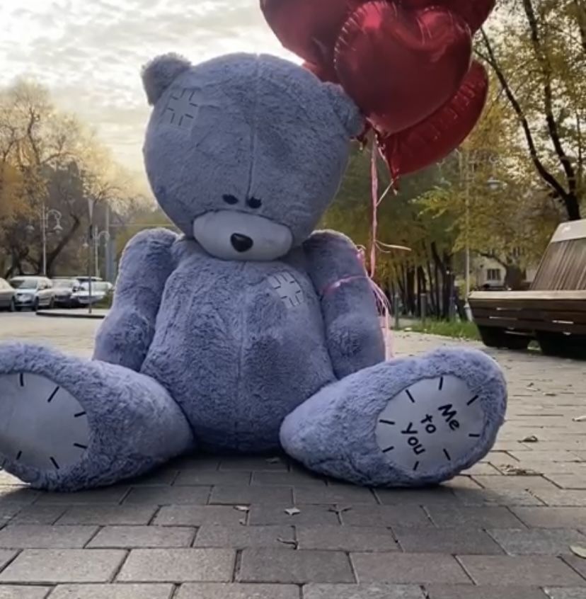 Большой плюшевый мишка 200см
