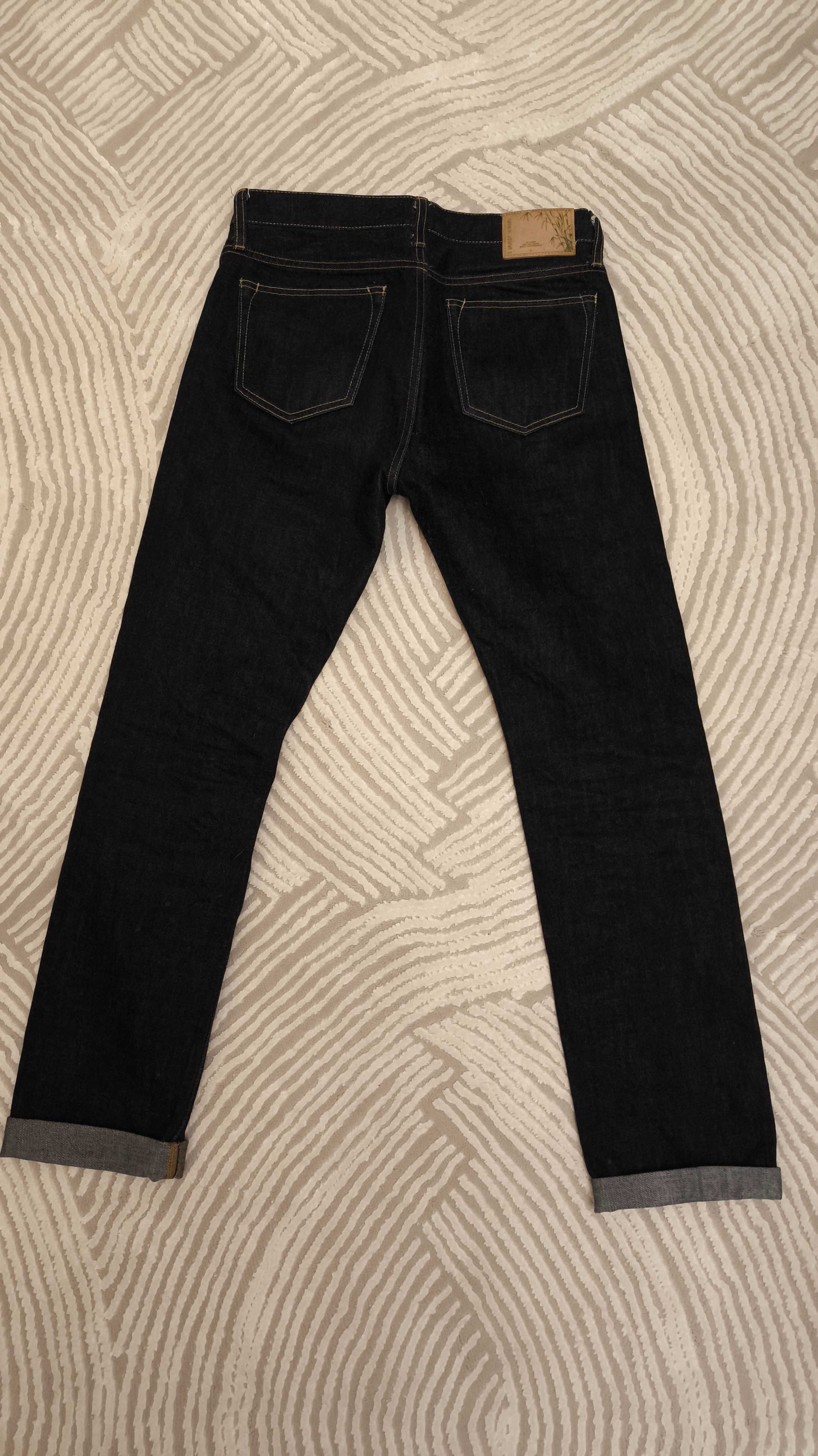 Джинсы Sauce Zhan из сырого денима селвидж  selvedge denim