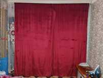 Продам шторы красный цвет